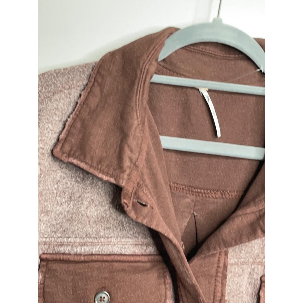 Free People Ruby Oversized Fleece Shirt Jacket Shacket Date Night Cozy Large NEW - Picture 5 of 8